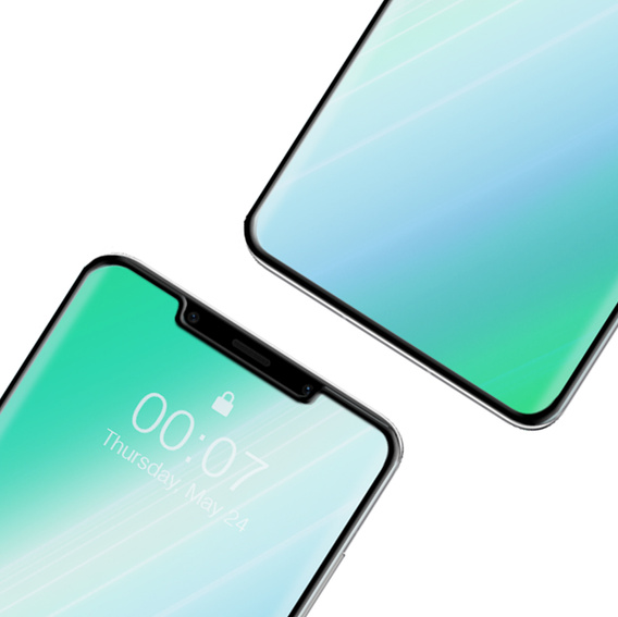 2x Szkło Hartowane do Huawei Mate 50 Pro, ERBORD 3D pełne, szybka na cały ekran