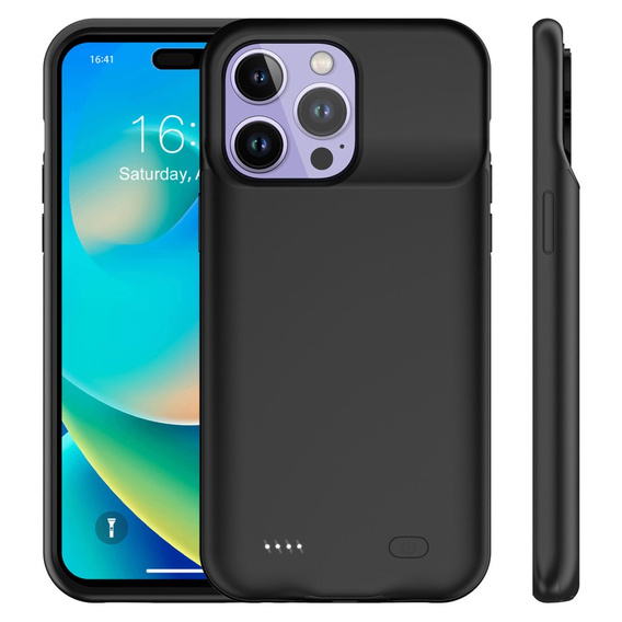 Etui z Baterią 8500mAh do iPhone 14 Pro Max, Czarne
