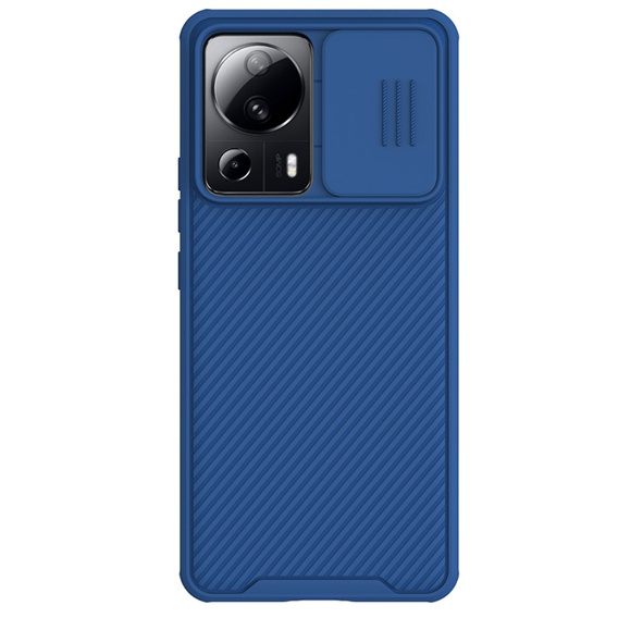Etui do Xiaomi 13 Lite, pancerne Nillkin, CamShield Pro, Niebieskie