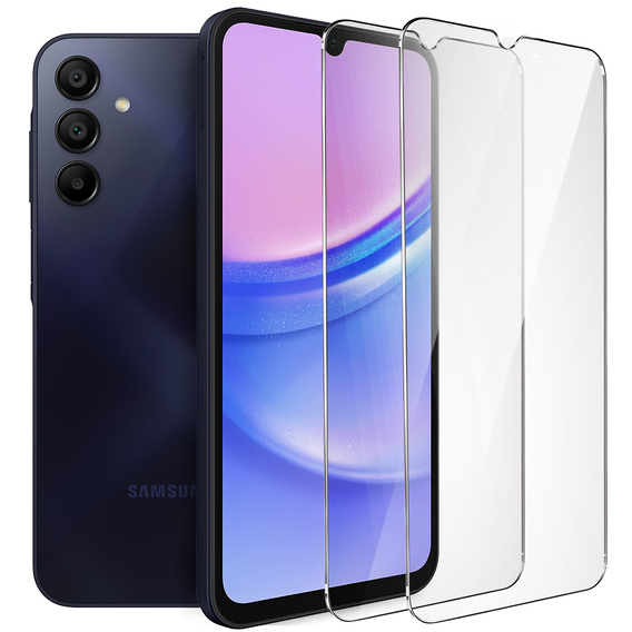 2x Szkło Hartowane ERBORD 9H Hard Glass do Samsung Galaxy A15 – codzienna ochrona w eleganckim wydaniu
