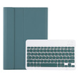 Etui z klawiaturą do iPad 11" 2025 A16 (11 gen.) / iPad 10.9" 2022 (10 gen.), Pen Slot, ciemnozielone