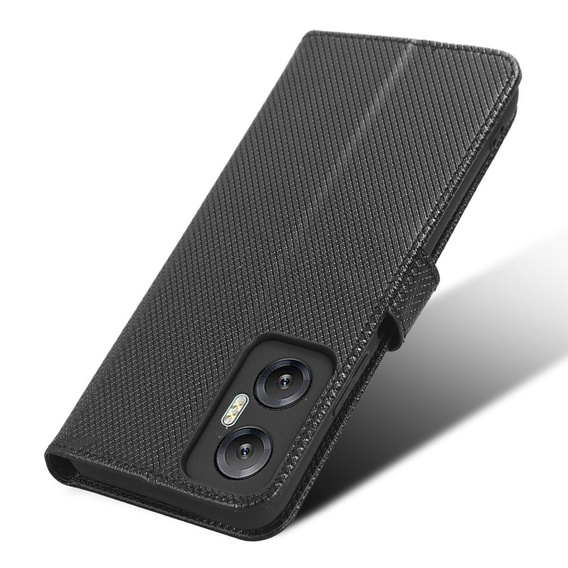 Etui z klapką do Infinix Hot 20 5G, Wallet Smart Magnet Case, czarne
