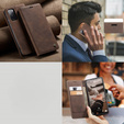 Etui CASEME do Samsung Galaxy S20 FE, Leather Wallet Case, brązowe
