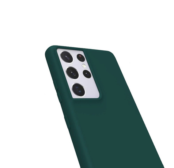 Etui ERBORD Silicon Lite do Samsung Galaxy S21 Ultra, Bottle Green