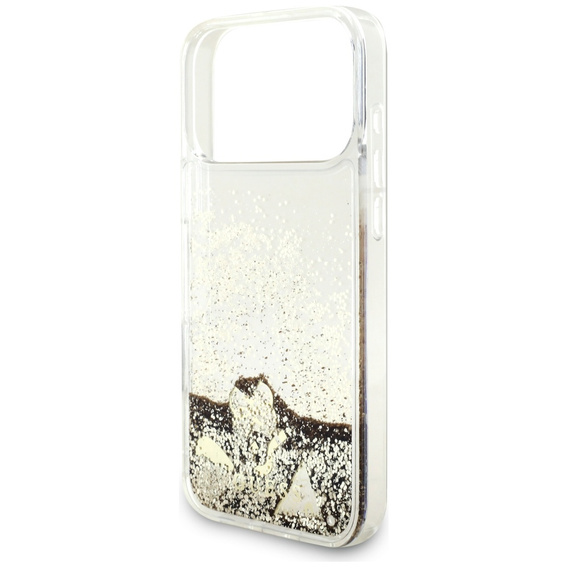 Etui GUESS Liq. Glitter 4 Charms do iPhone 17 Pro