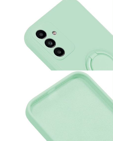 Etui Smooth Ring do Samsung Galaxy A04S / A13 5G, Light Green