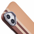 Etui do iPhone 16, Carbon Fiber MagSafe, żółte