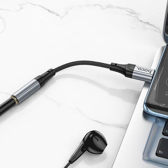 Adapter AUX USB-C do Jack 3,5 mm Hoco LS36