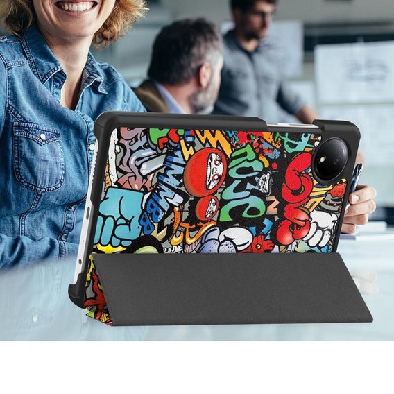 Etui do Xiaomi Redmi Pad SE 8.7", Smartcase, graffiti