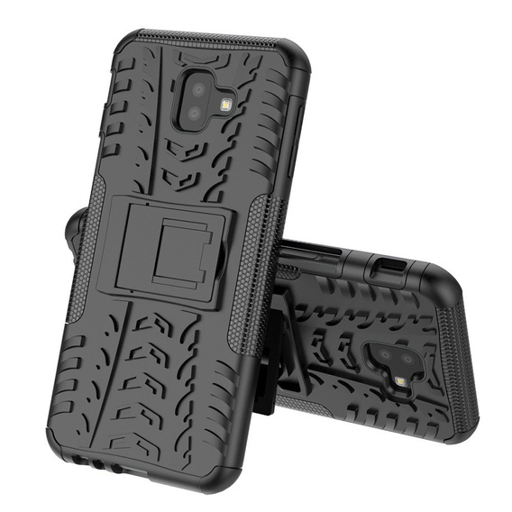 Etui do Samsung Galaxy J6+ Plus, Tire Armor, czarne