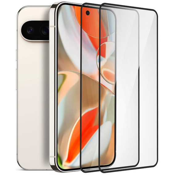 2x Szkło Hartowane ERBORD 3D do Google Pixel 9 Pro XL – ochrona całego ekranu