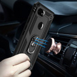 Etui pancerne do do Google Pixel 3A, Nox Case Ring, czarne