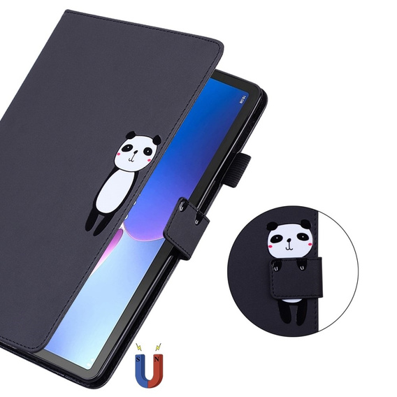 Etui do Lenovo Tab M10 Plus 10.6 Gen 3, z klapką, animal, czarne