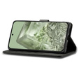 Etui z klapką do Google Pixel 8A, LC.IMEEKE, czarne