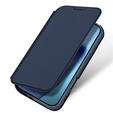 Etui Dux Ducis do iPhone 17, Skin Pro, z klapką, z miejscem na kartę,  granatowe