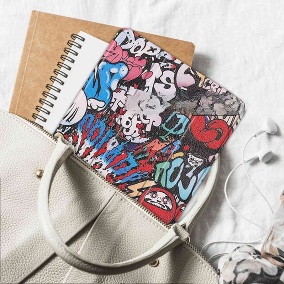 Etui do Lenovo Tab P11 Pro Gen 2 TB132FU TB132XU 11.2", Trójdzielne z miejscem na rysik, Graffiti