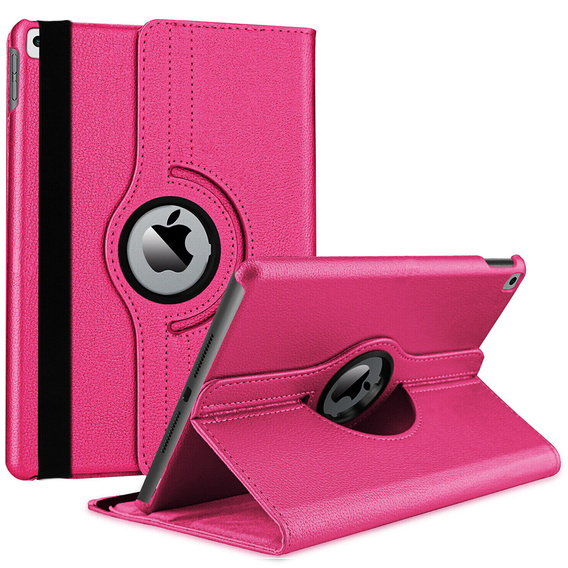 Etui do iPad 11" 2025 A16 (11 gen.) / iPad 10.9" 2022 (10 gen.), Obrotowe 360, Różowe