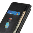 Etui do Samsung Galaxy A56 5G, Wallet Litchi Leather, czarne