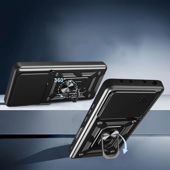 Etui pancerne do Honor 400 Lite, CamShield Slide, czarne