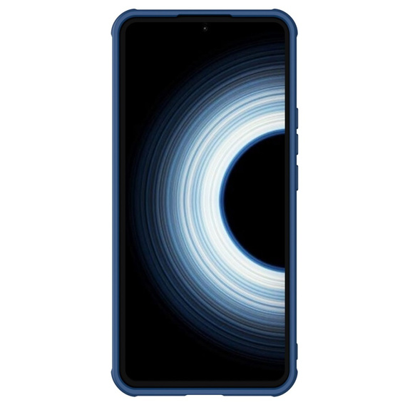 Etui Nillkin do Xiaomi 12T, CamShield S Magnetic Leather Case, niebieskie