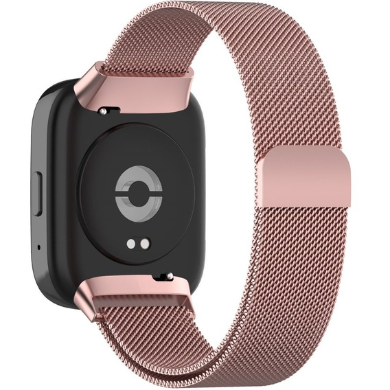 Pasek Bransoleta Milanese do Xiaomi Redmi Watch 3 Active, Różowa
