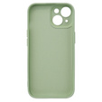 Etui do iPhone 15 Plus, Silicone Lite, zielone