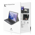 Etui z klawiaturą do iPad Pro 11" 2024 (5 gen.), Dux Ducis TouchPad Leather Pen Slot, czarne