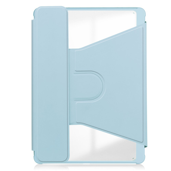 Etui z klawiaturą do iPad Pro 11" 2024 (5 gen.), Rotary 360° Leather, jasnoniebieskie