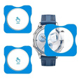 2x Szkło Hartowane ERBORD do Huawei Watch GT 5 41mm, z ramką do montażu
