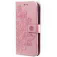 Etui z klapką do Realme C67, Mandala, różowe rose gold