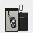 Spigen Etui pionowe Klatka Faradaya na kluczyk, kartę płatniczą, Black