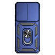 Etui pancerne do Xiaomi 12T 5G / 12T Pro 5G, CamShield Slide, granatowe