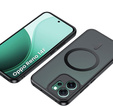 Etui Matt Case do Oppo Reno 14F, do MagSafe, półprzezroczyste czarne