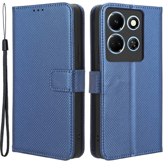 Etui z klapką do Infinix Note 30 5G, Wallet Smart Magnet, niebieskie