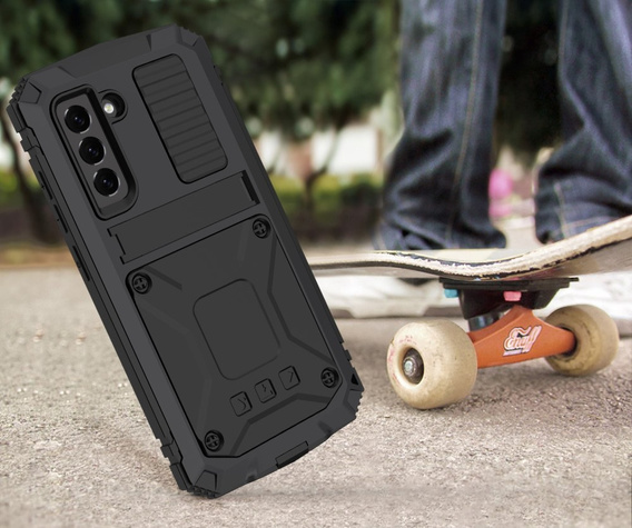 Etui Defender Kickstand do Samsung Galaxy S21 FE, Black