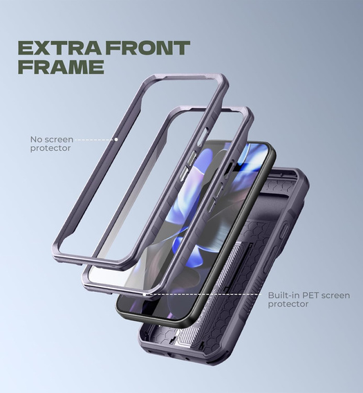 Etui pancerne Dexnor Full Body Two Frames do Google Pixel 10 Pro XL