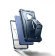 Etui pancerne do Samsung Galaxy S9, Dexnor Full Body, niebieskie
