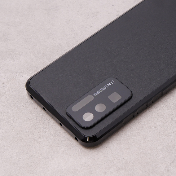 Etui do Huawei P30 Pro, ERBORD Glass Armor Leather, czarne