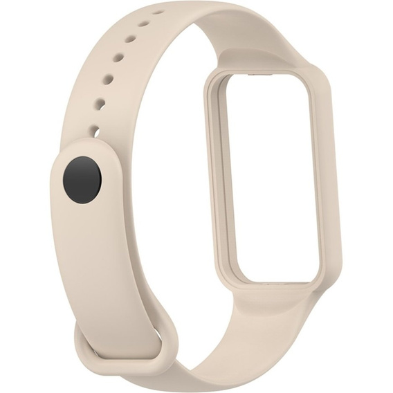 Pasek Silikonowy do Xiaomi Amazfit Band 7, Beżowy