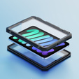 Etui Wodoodporne IP68 do iPad mini 8.3" 2021 (6 gen.) / iPad mini 8.3" 2024 (7 gen.), czarne