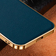 Etui do Samsung Galaxy A13 4G, Cowhide Leather, zielone