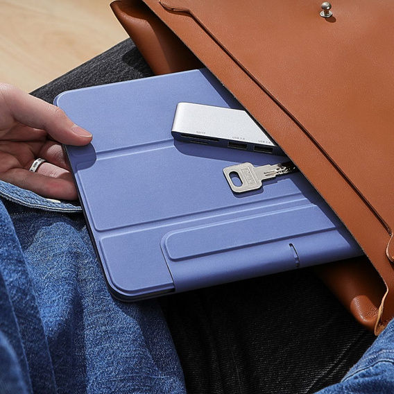 Etui do iPad Air 13" 2025/2024 (7/6 gen.) / Pro 13" 2024 (7 gen.) / Pro 12.9" 2022/2021/2020 (6/5/4 gen.), ESR Rebound Magnetic, lawendowe