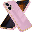 Etui do Xiaomi Poco F5, Glamour CamShield, fioletowe