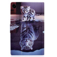 Etui do Samsung Galaxy Tab A9+ X210 / X215 / X216B, cat and tiger