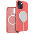 Etui do iPhone 13, Silicone MagSafe, różowe