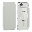 Etui z klapką do iPhone Air, RFID Wallet MagSafe z ochroną aparatu, tytanowe szare