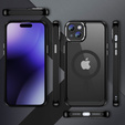 Etui do iPhone 15 Plus, ERBORD Impact Guard, do MagSafe, czarne