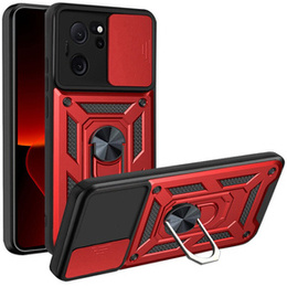 Etui pancerne do Xiaomi 13T / 13T Pro, CamShield Slide, czerwone