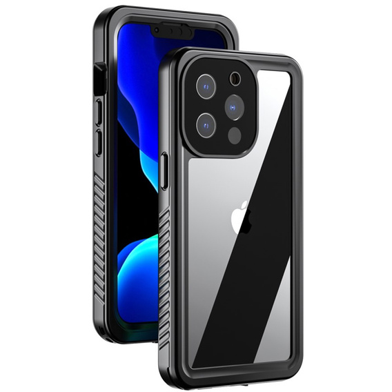Etui Wodoodporne IP68 do iPhone 13 Pro, czarne