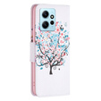 Etui z klapką do Xiaomi Redmi Note 12 4G, Wallet, Colorful Tree białe